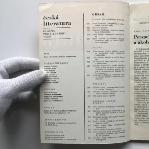 Česká literatura 5/1986 (Časopis pro literární vědu)