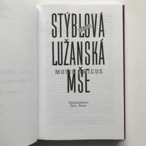 Lužanská mše – Music amicus (podpis autorky), Valja Stýblová