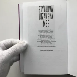 Lužanská mše – Music amicus (podpis autorky), Valja Stýblová