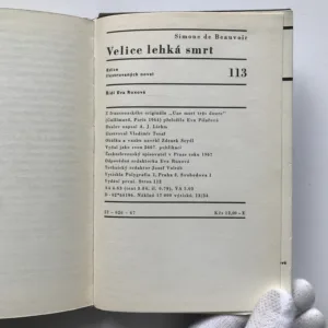 Velice lehká smrt, Simone de Beauvoir