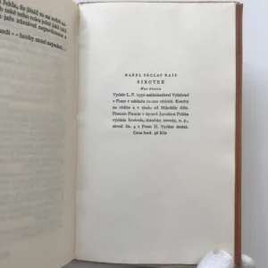 Sirotek (Kus života), Karel Václav Rais