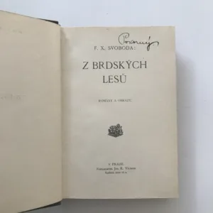 Z brdských lesů (Romány a obrazy), František Xaver Svoboda