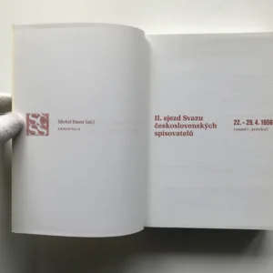 II. sjezd Svazu československých spisovatelů 22.-29. 4. 1956 (2 svazky), Michal Bauer