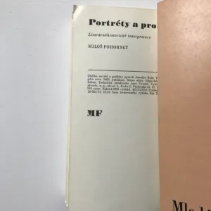 Portréty a problémy (Literárněhistorické interpretace), Miloš Pohorský