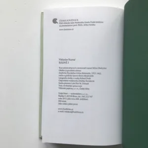 Básně I (Most, Pantomima, Rozdělená, Židovský hřbitov, Básně noci, Signál času, pět prstů), Vítězslav Nezval