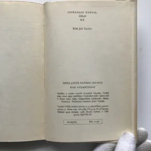 Dnes ještě zapadá slunce nad Atlantidou (Dílo XX), Vítězslav Nezval