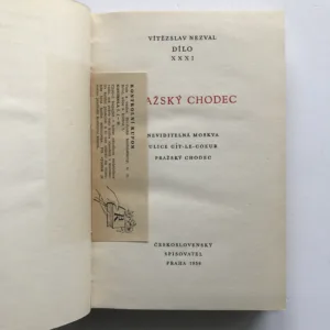 Pražský chodec (Dílo XXXI), Vítězslav Nezval