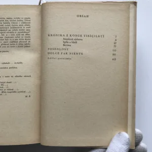 Kronika z konce tisíciletí / Posedlost / Dolce far niente, Vítězslav Nezval