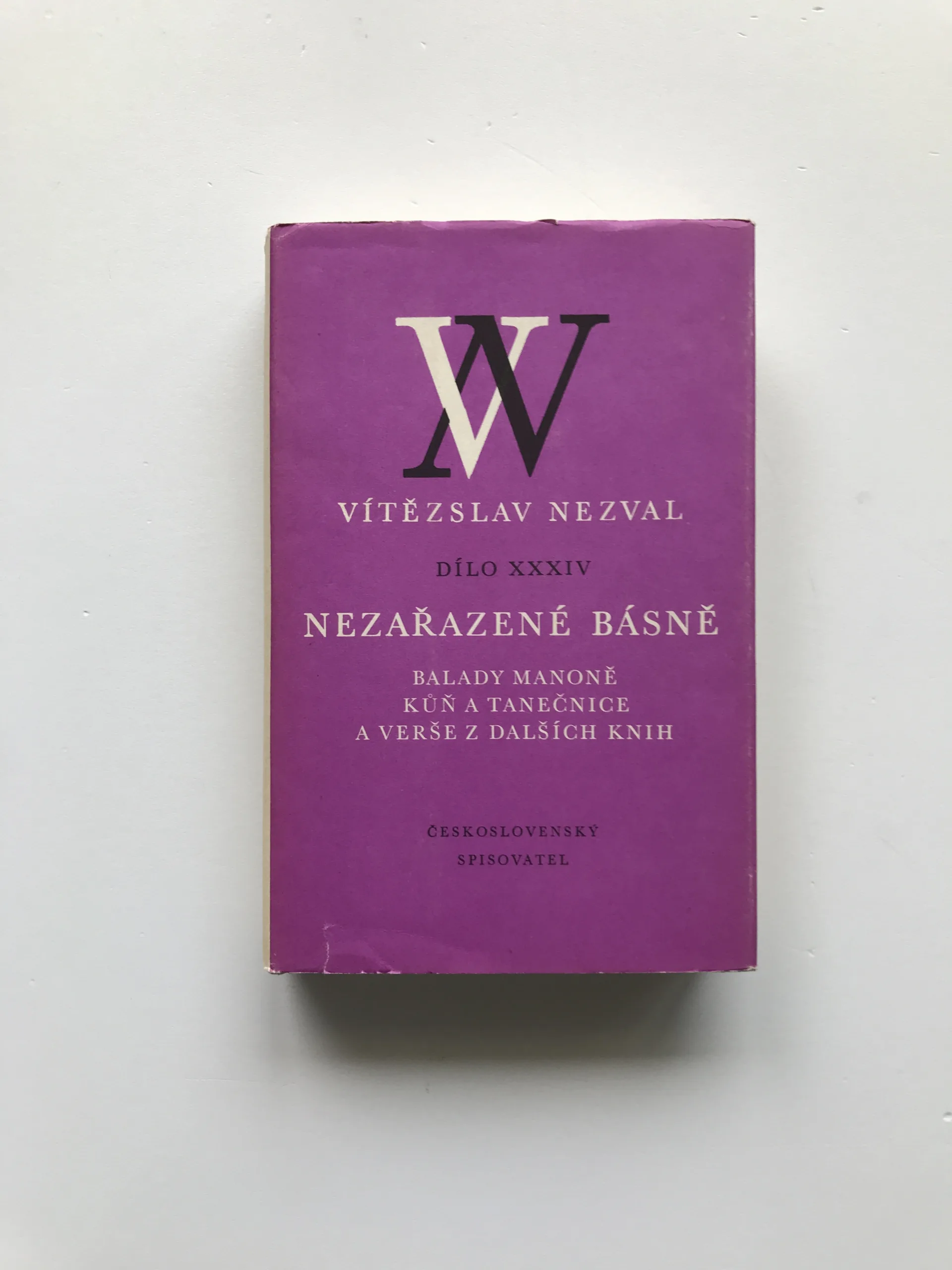 Nezařazené básně (Dílo XXXIV), Vítězslav Nezval