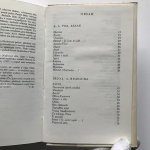 Překlady I – Poe, Rimbaud, Mallarmé, Baudelaire (Dílo XXXV), Vítězslav Nezval