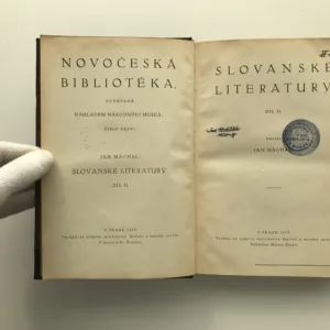 Slovanské literatury, díl II., Jan Máchal