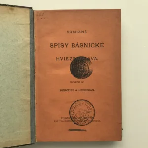 Sobrané spisy básnické Hviezdoslava, svazök IV. – Herodes a Herodias, Pavol Országh Hviezdoslav