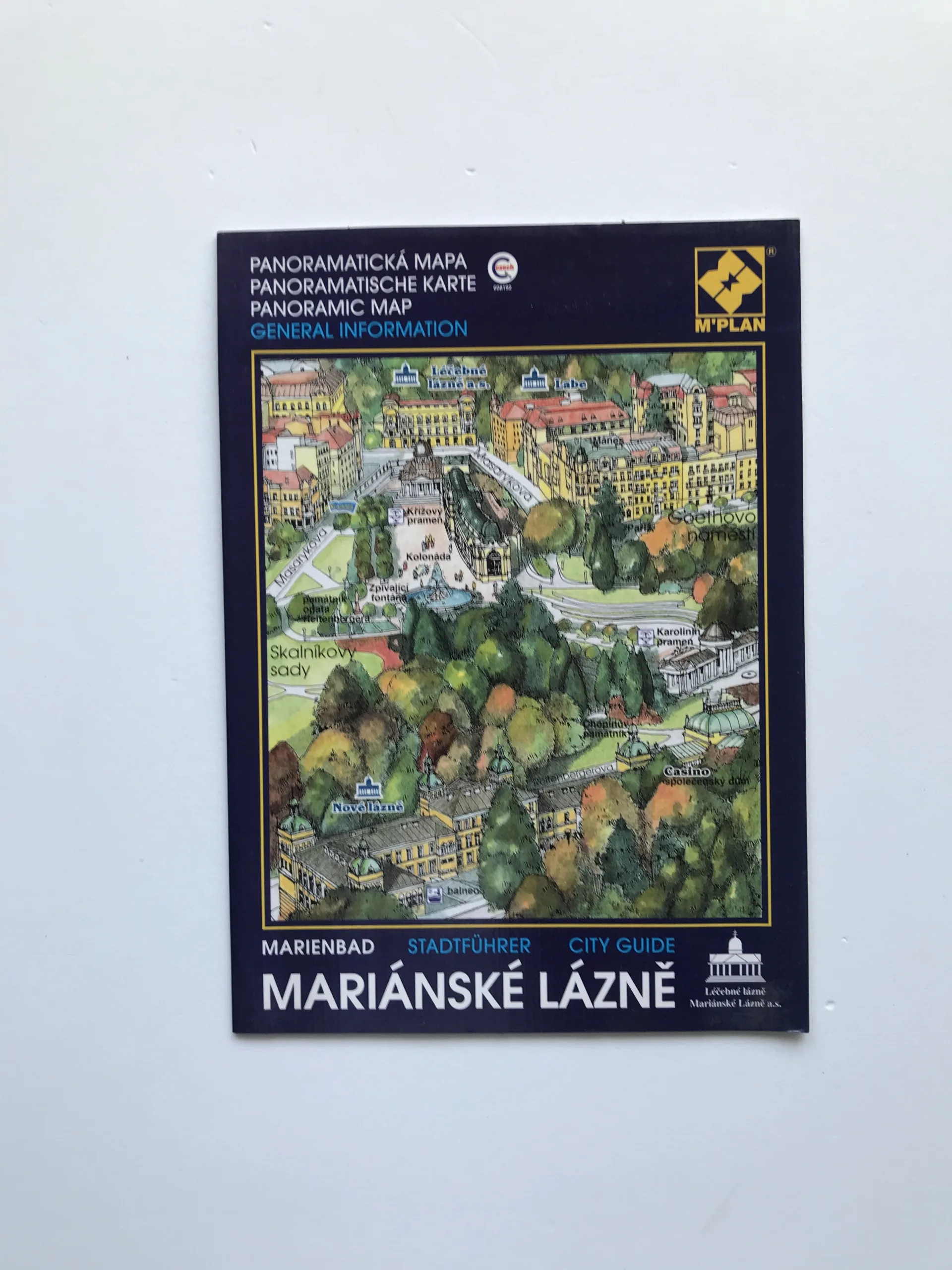 Mariánské Lázně – panoramatická mapa, Radek Míka