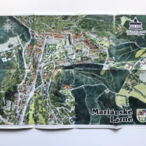 Mariánské Lázně – panoramatická mapa, Radek Míka
