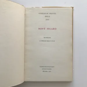 Nový Figaro (Dílo XVI), Vítězslav Nezval