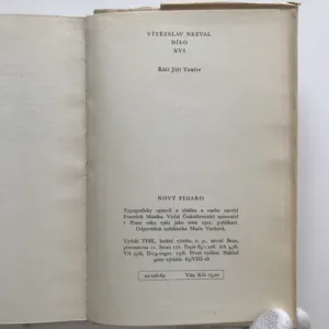 Nový Figaro (Dílo XVI), Vítězslav Nezval