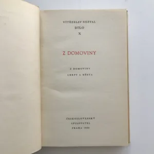Z domoviny (Dílo X), Vítězslav Nezval
