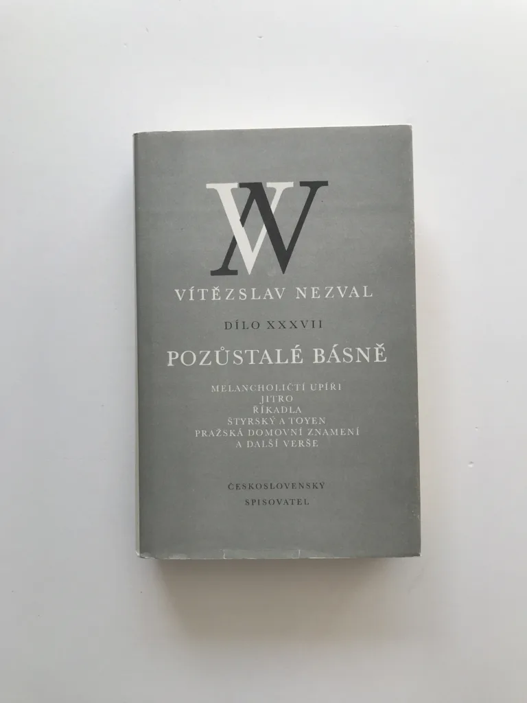 Pozůstalé básně (Dílo XXXVII), Vítězslav Nezval