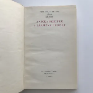 Anička skřítek a Slaměný Hubert (Dílo XXXIII), Vítězslav Nezval