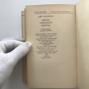 Přítel Vítězslav Nezval, Jiří Svoboda