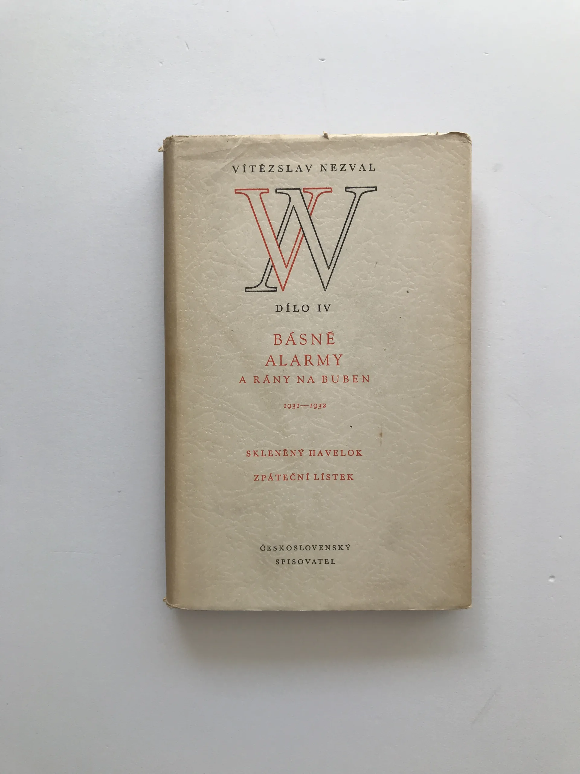 Básně, alarmy a rány na buben (1931-1932) (Dílo IV), Vítězslav Nezval