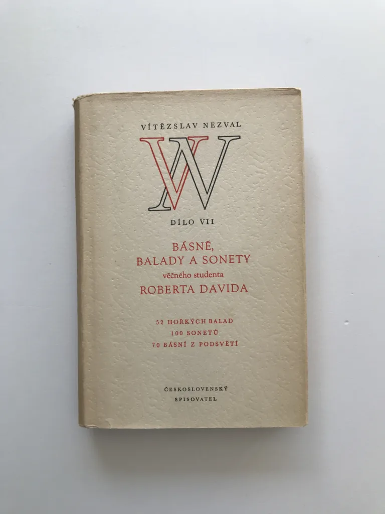 Básně, balady a sonety věčného studenta Roberta Davida (Dílo VII), Vítězslav Nezval