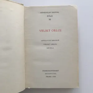 Veliký orloj (Dílo XI), Vítězslav Nezval