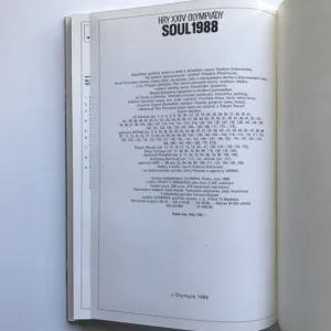 Hry XXIV. olympiády Soul 1988, Vladimír Dobrovodský, kolektiv autorů