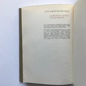 Labyrint světa a ráj srdce, Jan Amos Komenský