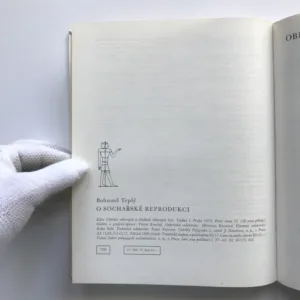O sochařské reprodukci, Bohumil Teplý