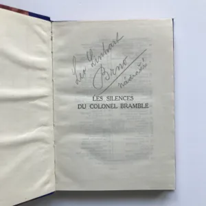 Les Silences du Colonel Bramble, André Maurois, Jacques Boullaire