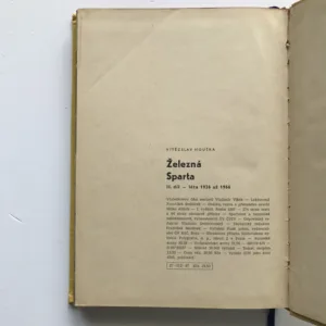 Železná Sparta (II. díl – léta 1936 až 1966), Vítězslav Houška