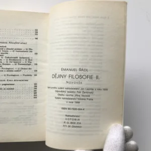 Dějiny filosofie I. + II., Emanuel Rádl