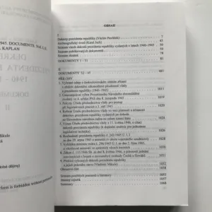 Dekrety prezidenta republiky 1940-1945, Dokumenty 1+2, Karel Jech, Karel Kaplan
