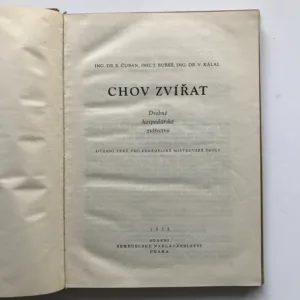Chov zvířat (Drobné hospodářské zvířectvo), S. Čuban, J. Bureš, V. Kálal