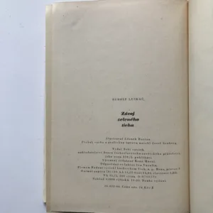 Závoj zeleného ticha, Rudolf Luskač, Zdeněk Burian