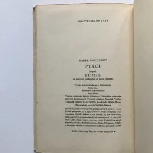 Ptáci, Jiří Valja, Karel Svolinský