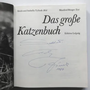 Das grosse Katzenbuch (podpis autora), Erich Tylinek, Isabella Tylinek, Manfred Bürger