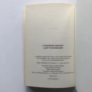Z rodinné kroniky Lady Fuckingham, Levné knihy