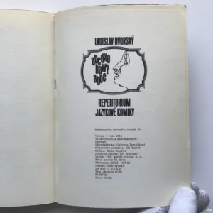 Repetitorium jazykové komiky (podpis autora), Ladislav Dvorský