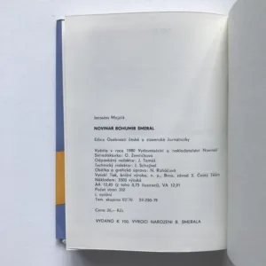 Novinář Bohumír Šmeral, Jaroslav Mejzlík