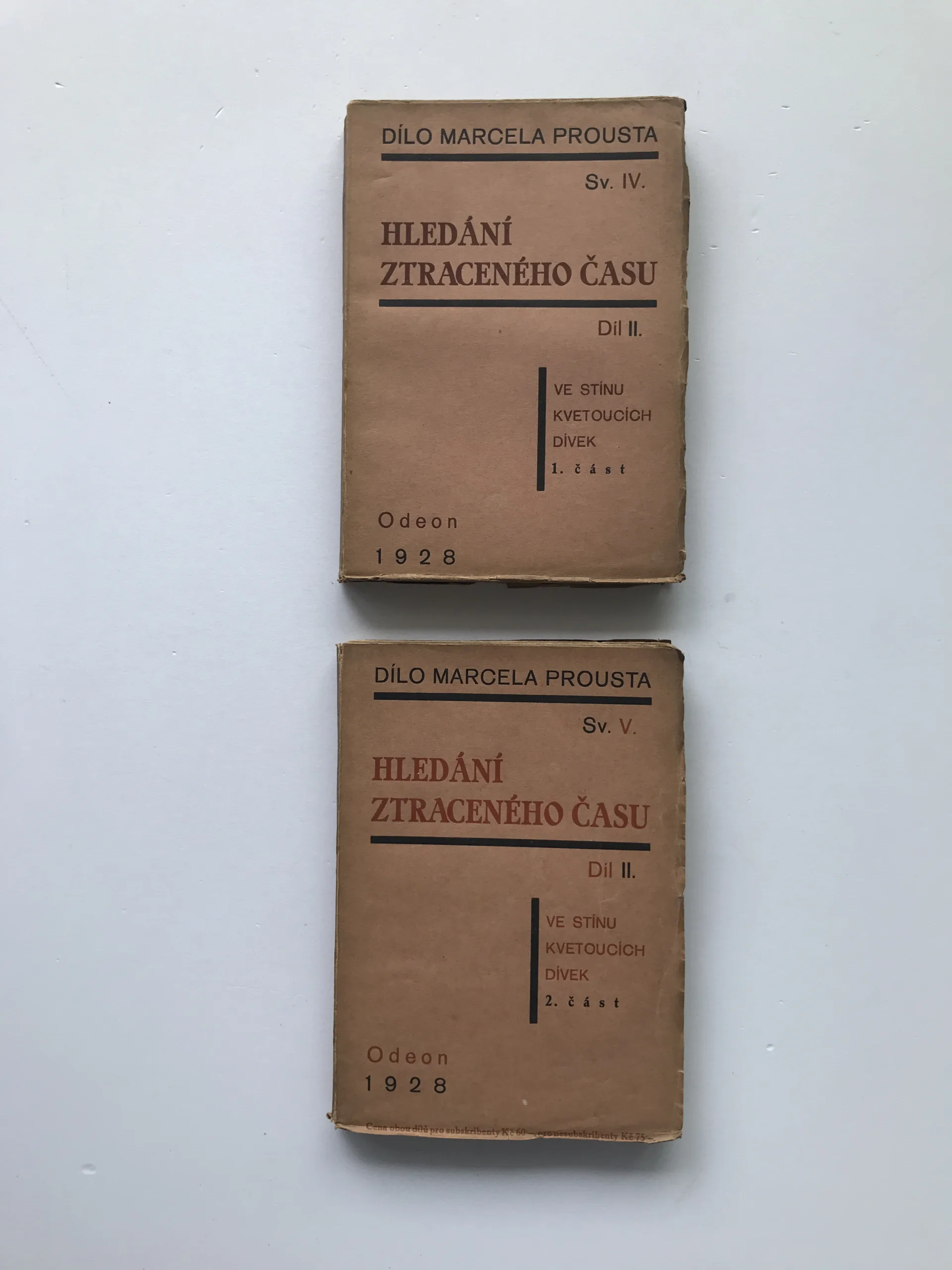 Hledání ztraceného času – Ve stínu kvetoucích dívek 1+2, Marcel Proust