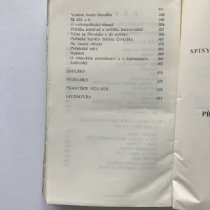Spisy Františka Gellnera, díl III. – Přístav manželství / Potulný národ / Feuilletony, František Gellner