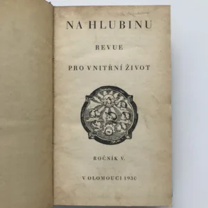 Na hlubinu (Revue pro vnitřní život) – ročník V.