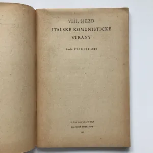 VIII. Sjezd Italské komunistické strany