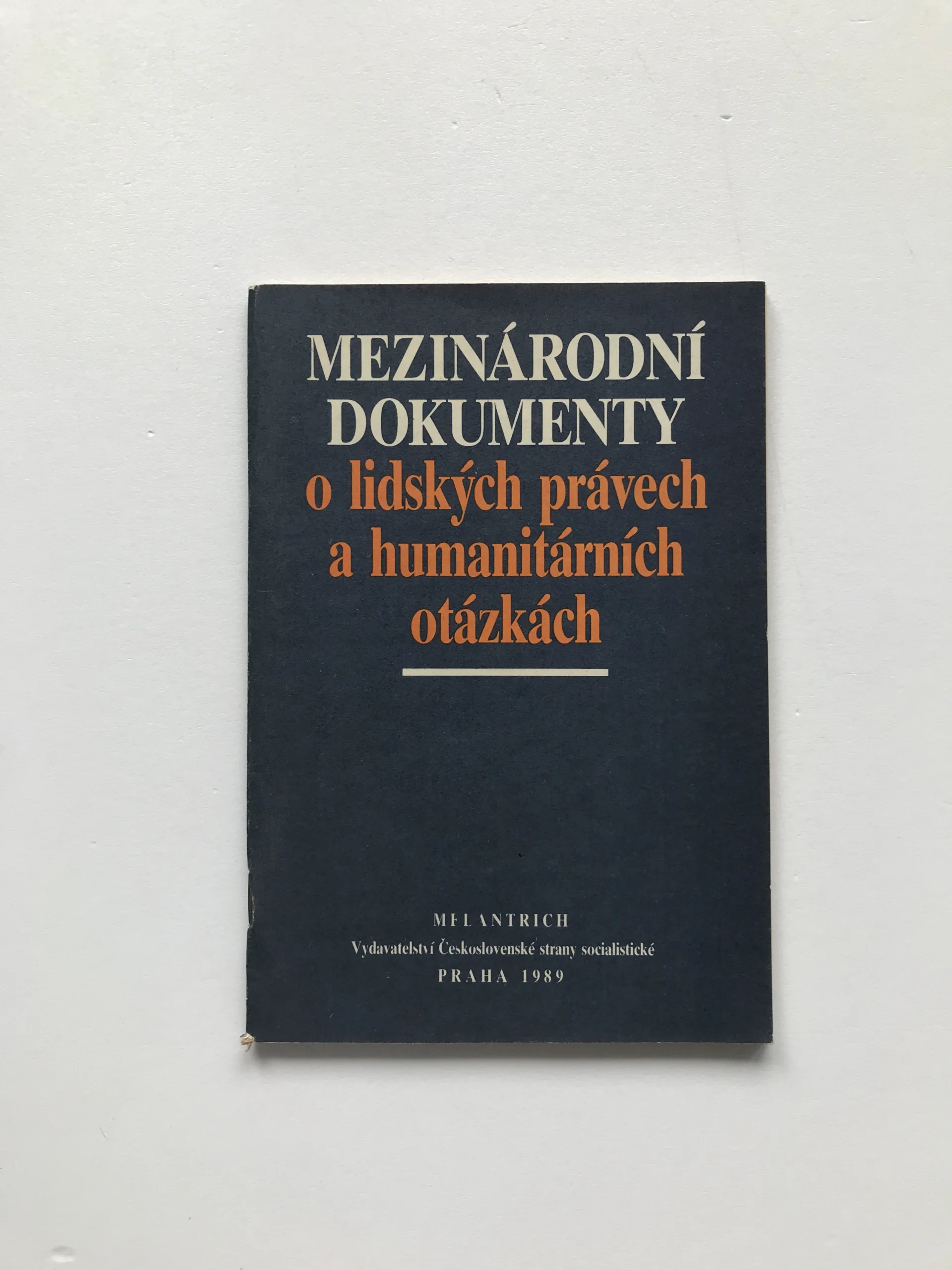 Mezinárodní dokumenty o lidských právech a humanitárních otázkách