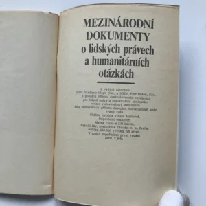 Mezinárodní dokumenty o lidských právech a humanitárních otázkách