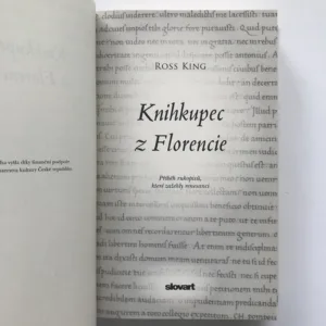 Knihkupec z Florencie (Příběh rukopisů, které zažehly renesanci), Ross King