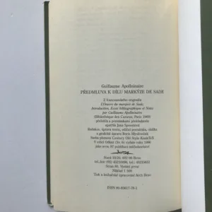 Předmluva k dílu markýze de Sade, Guillaume Apollinaire