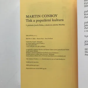 Tisk a populární kultura, Martin Conboy